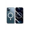 Προστατευτική θήκη για iPhone 11 Mag Safe, 2 σε 1 φόρτιση και μαγνήτης, σιλικόνη, διαφανές