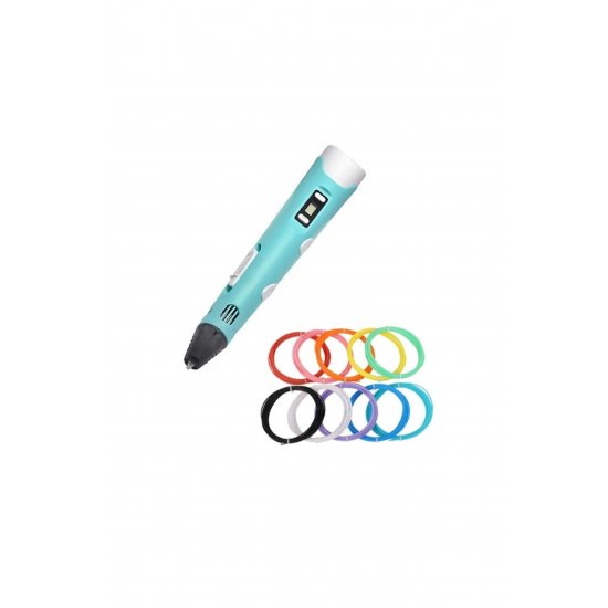Σετ στυλό ζωγραφικής Creion pentru Desenat Obiecte 3D cu 50 m inclus, 1,75 mm, θερμοκρασία 230C