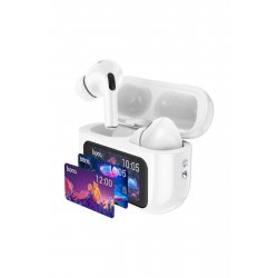 Ακουστικά Ασύρματα Bluetooth EarBuds Pro - Οθόνη αφής LED, Ήχος HiFi, Λευκό