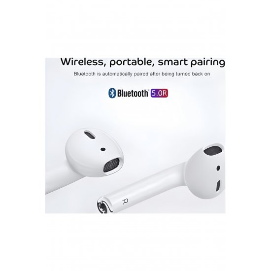 Ασύρματα ακουστικά i12 Bluetooth 5.0 με κουτί φόρτισης και χειριστήριο αφής