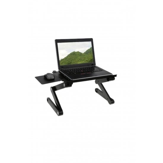 Πτυσσόμενο τραπέζι organizer για laptop και αντικείμενα, 48x26x4 cm