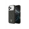 Guess Case με MagSafe για iPhone 17 Pro Max, PU 4G Triangle Logo SL, GUHMP17XP4TSRCMK, Μαύρο