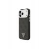 Guess Case με MagSafe για iPhone 17 Pro Max, PU 4G Triangle Logo SL, GUHMP17XP4TSRCMK, Μαύρο
