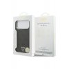 Guess Case με MagSafe για iPhone 17 Pro Max, PU 4G Triangle Logo SL, GUHMP17XP4TSRCMK, Μαύρο