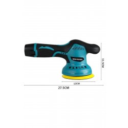 Stuffix Auto Polisher, 2 μπαταρίες 12V, Ασύρματο, Φορητό, 2500-5000 Rpm, 8 Ταχύτητες, Μπλε