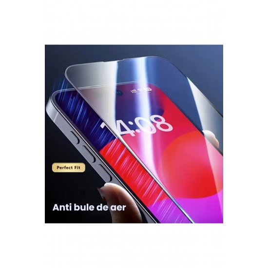 Διαφανές, Flippy, 3D Glass Film Συμβατό με Apple iPhone 16