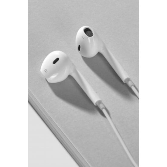 Ενσύρματα ακουστικά DigikalaX@, In-ear, Μικρόφωνο & Έλεγχος έντασης, Jack Type-C, Μαύρο