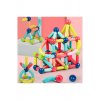 idealStore MagicKids Stick Εκπαιδευτικό Σετ Magnetic Pieces, 65 Τεμάχια, Διαφορετικά Χρώματα, Δυνατότητα