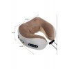 idealSTORE Ηλεκτρικό μαξιλάρι VibroMassage για την περιοχή του τραχήλου της μήτρας, κατασκευασμένο από αφρό μνήμης, 3 λειτουργιών