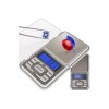 idealSTORE Ηλεκτρονική ζυγαριά τσέπης, οθόνη LCD, Μέγιστη χωρητικότητα 200 g, Αυτόματος διακόπτης, Ide