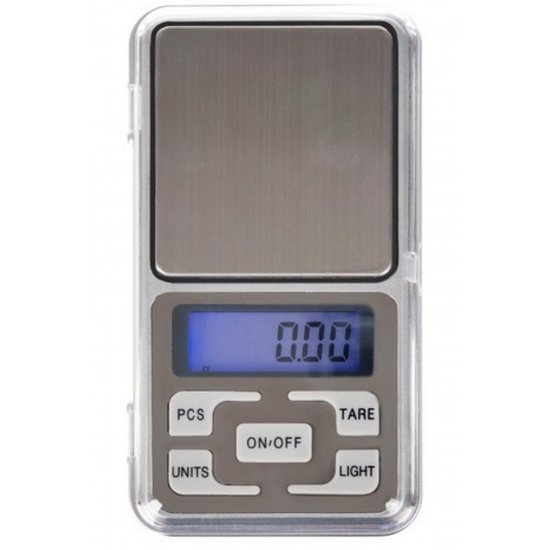 idealSTORE Ηλεκτρονική ζυγαριά τσέπης, οθόνη LCD, Μέγιστη χωρητικότητα 200 g, Αυτόματος διακόπτης, Ide