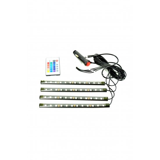 Kit banda led εσωτερικό Elegant View, 7 culori, telecomanda, jocuri de lumini automate