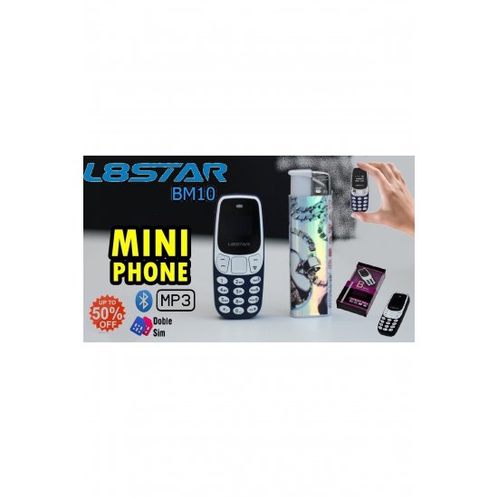 Μίνι τηλέφωνο Fm Ραδιόφωνο Bluetooth Μοντέλο Nokia Dual Sim BM10 Blue