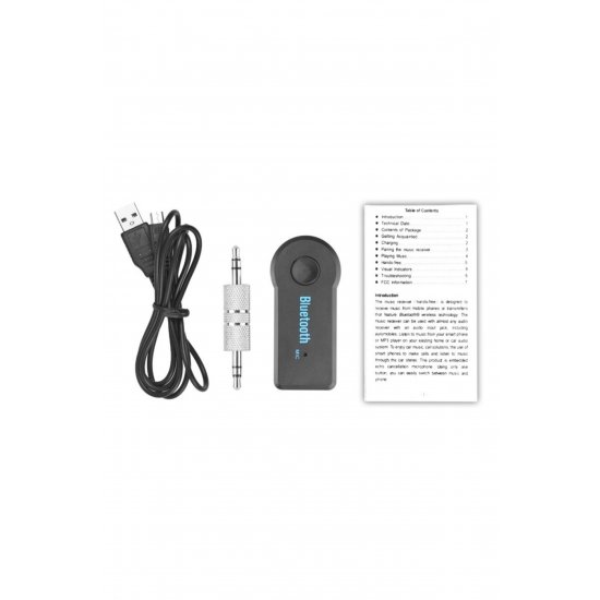 Δέκτης ήχου Bluetooth Mini Adapter BT Jack 3,5mm Stereo Hands Free Auto
