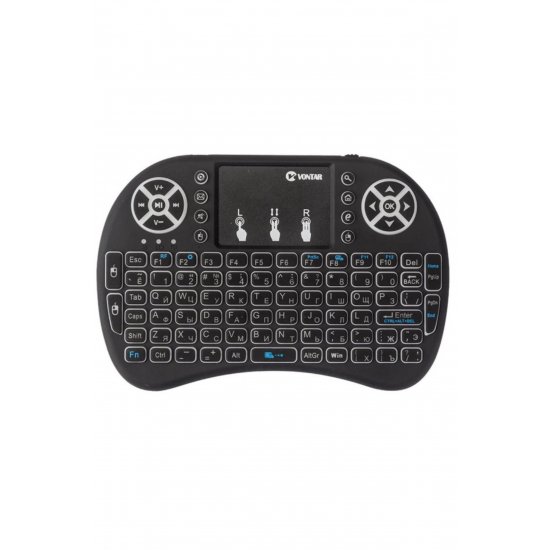 Techstar® i8 Ασύρματο φωτιζόμενο πληκτρολόγιο, Air Mouse, με Touchpad, για TV Box και Mini PC,