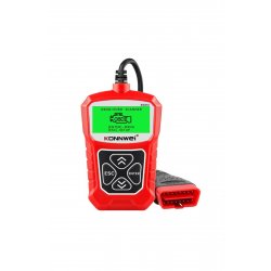 Διάγνωση OBD2 KW310, Κόκκινο, Εμφάνιση σφαλμάτων + Περιγραφή, Επαναφορά, Ζωντανά δεδομένα, ELM 327 OBDII