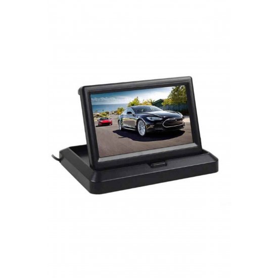 Αναδιπλούμενη οθόνη TFT LCD για όπισθεν, 4,3 ίντσες