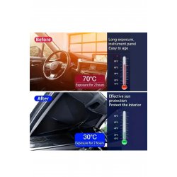 Ομπρέλα οχήματος με ομπρέλα ηλίου αυτοκινήτου με ανακαινισμένη ανακλαστική τεχνολογία ομπρέλα αυτοκινήτου