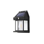 Teno® Solar Lamp LED Lantern Τύπος, IP65, Αδιάβροχο, εξωτερικό, μαύρο