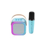 Μικρόφωνο Karaoke με φορητό ηχείο, σύνδεση Bluetooth, δυναμικός φωτισμός RGB, ηχείο 6W
