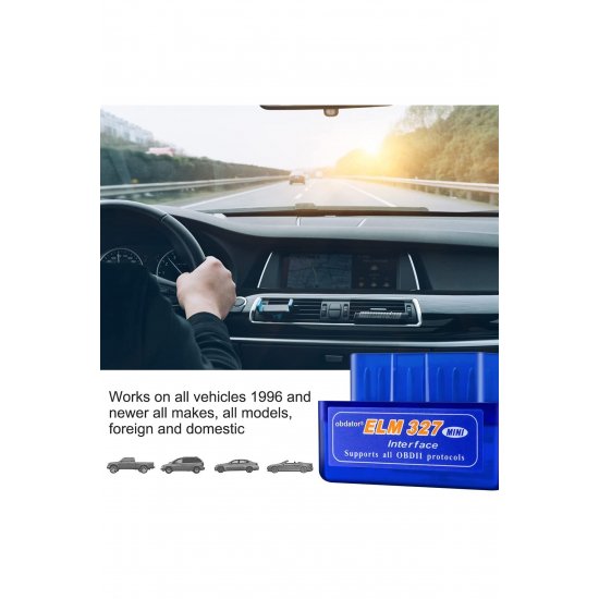 Μίνι ελεγκτής αυτοκινήτου, OBD II, ELM 327, Bluetooth