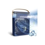 Φορητός ανεμιστήρας 600ml, με υδρατμούς, υγραντήρας, καθαριστής, μπλε