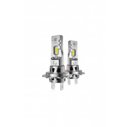 Σετ 2 Mini H7 LED Car Bulbs 300W 30000Lm CSP 8035 LED CANBUS 6500K White +300% no bulb error