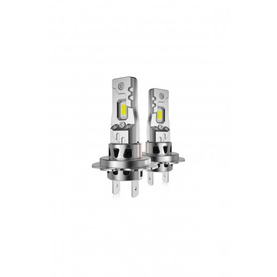 Σετ 2 Mini H7 LED Car Bulbs 300W 30000Lm CSP 8035 LED CANBUS 6500K White +300% no bulb error