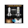 Σετ 2 Mini H7 LED Car Bulbs 300W 30000Lm CSP 8035 LED CANBUS 6500K White +300% no bulb error
