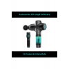 SmartGUN PRO Professional Massager, οθόνη αφής, 12 ταχύτητες, 12 κεφαλές, 3200 κρουστά, Carbon