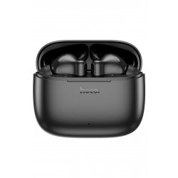 Σετ μαύρα ασύρματα ακουστικά Bluetooth TWS Hoco EQ2