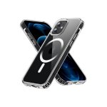 Θήκη για iPhone 12/12 Pro, Polycarbonate, με φόρτιση Magsafe, Διαφανές, BzStore