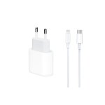 Σετ φορτιστή συμβατό με Apple iPhone, με καλώδιο δεδομένων, Type-C σε Lightning, Γρήγορη φόρτιση 20W, 1m