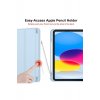 Θήκη με θήκη για στυλό για iPad 10 2022/2024, iPad 11 2025, Πλήρης προστασία, Πτυσσόμενη, Ανοιχτό μπλε