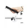 Laser Pointer Macvi® 405nm, 200mW, αλουμίνιο, μαύρο, κλειδαριά για παιδιά, 100-500m