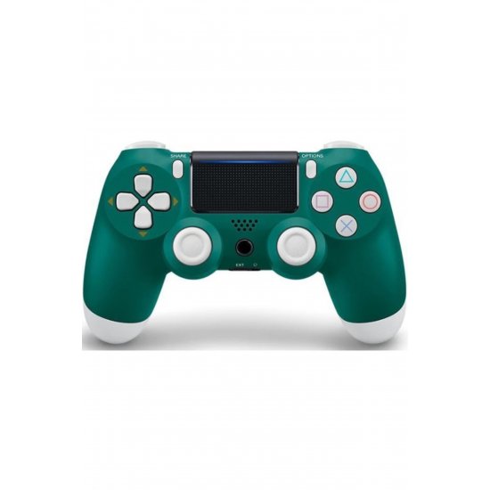 Ασύρματο χειριστήριο Macvi® Doubleshock 4 για PS4, PS TV, PS Now, Πράσινο με δόνηση
