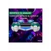 Ασύρματο χειριστήριο Macvi® Doubleshock 4 για PS4, PS TV, PS Now, Πράσινο με δόνηση