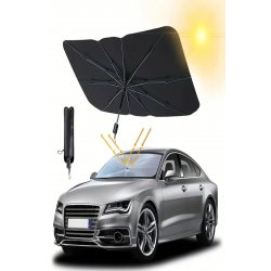 Επαγγελματική ομπρέλα τύπου Car Sun Protector Αυτόματο σκίαστρο παρμπρίζ συμβατό με όλα τα οχήματα