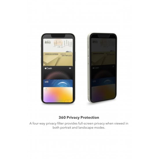 Privacy Glass Film, Συμβατό με iPhone 16, Anti Spy, Tempered Glass