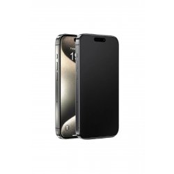 Ματ φιλμ, Αντιθαμβωτικό, Συμβατό με iPhone 15 Plus/15 Pro Max, Οθόνη, Γυαλί, Μαύρο