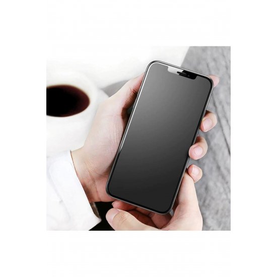 Ματ μεμβράνη από γυαλί, Συμβατό με iPhone 13/13 Pro / Συμβατό με iPhone 14, Πλήρης οθόνη