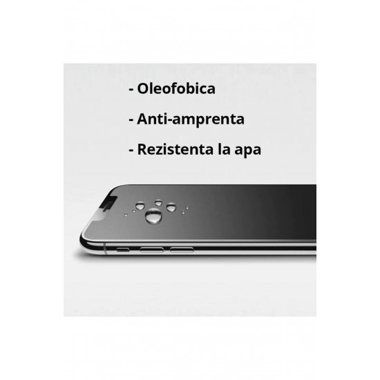 Ματ μεμβράνη από γυαλί, Συμβατό με iPhone 13/13 Pro / Συμβατό με iPhone 14, Πλήρης οθόνη