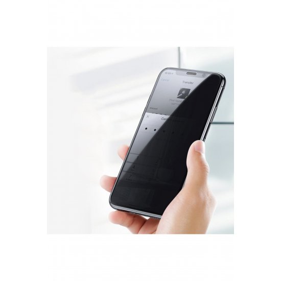 Γυάλινη μεμβράνη, Privacy Glass, Συμβατό με iPhone 13 Mini, Μαύρο