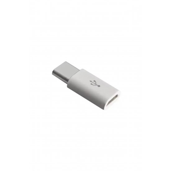 Προσαρμογέας MicroUSB σε Type-C, SmartGSM, Λευκό