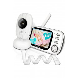 Hellokid Opti 3.5 Wifi Baby Monitor με Nightvision HD, 360 Monitoring, Vox Mode, 8 Songs, White