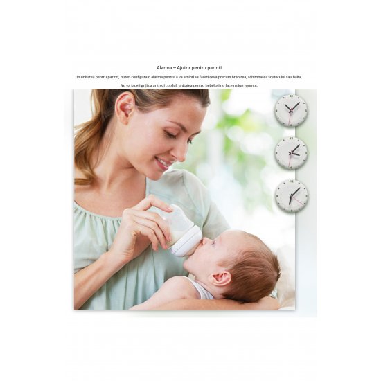 Hellokid Opti 3.5 Wifi Baby Monitor με Nightvision HD, 360 Monitoring, Vox Mode, 8 Songs, White