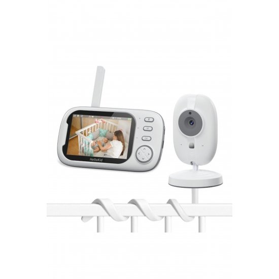 Hellokid Opti 3.5 Wifi Baby Monitor με Nightvision HD, 360 Monitoring, Vox Mode, 8 Songs, White