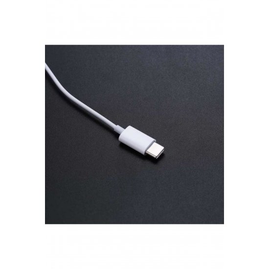 Βοηθητικό καλώδιο, iPhone 15/iPhone 16/Samsung, Jack Type-C έως 3,5mm, 1 μέτρο, Λευκό