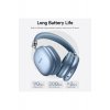 Ακουστικά Over Ear, Hoco W35 Max, Πτυσσόμενη σχεδίαση, Bluetooth, Διάρκεια ζωής μπαταρίας 90 ωρών, Μπλε