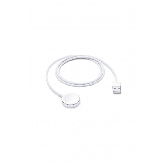 Ασύρματος φορτιστής για Apple Watch 1/2/3/4/5/6/SE, 1m, Λευκό